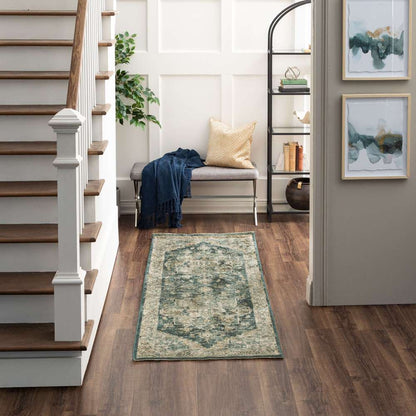 Karastan - Marash Ezine Blue 2 7in x 7 3in Area Rug - RG845-048-031087-IP veiw 4