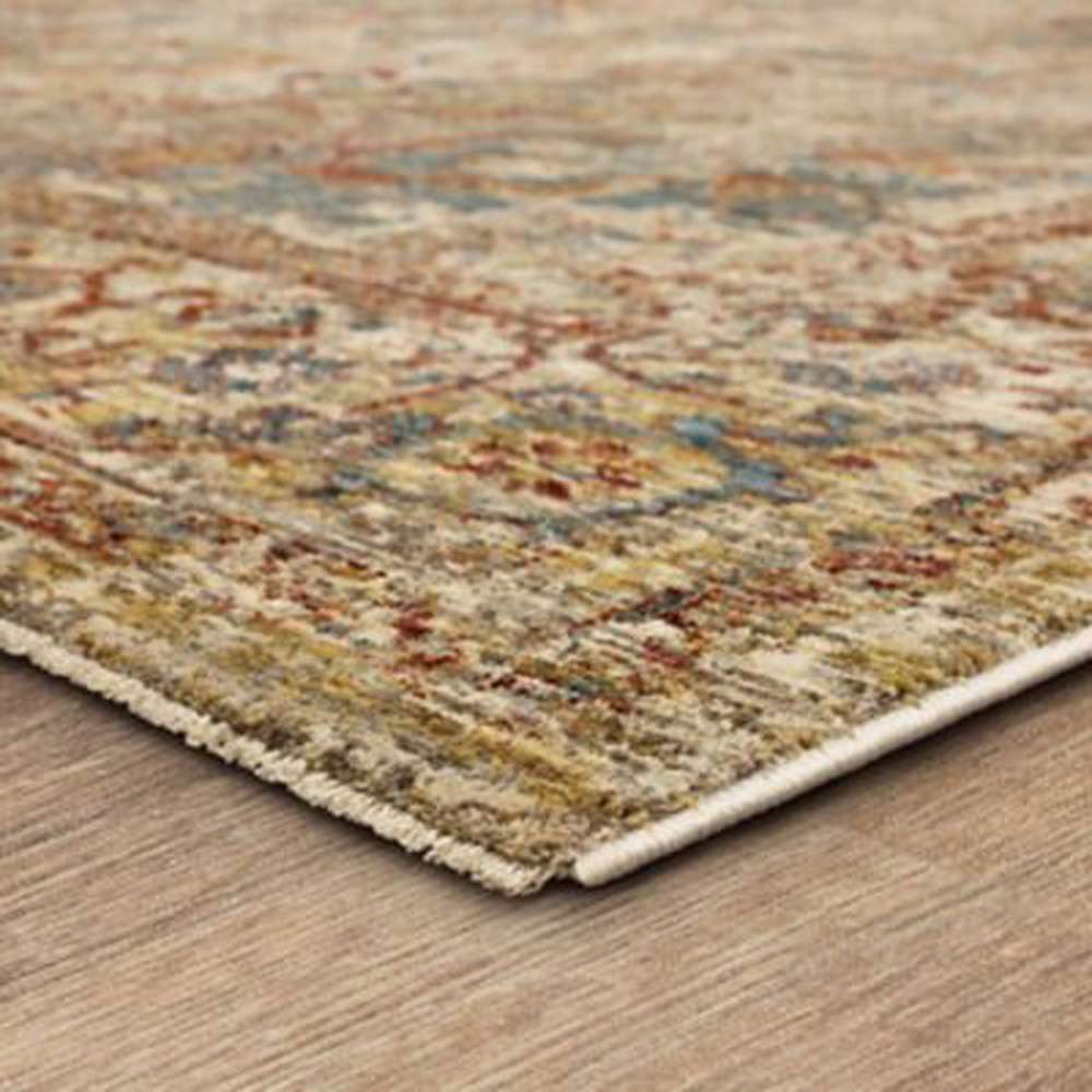 Karastan - Marash Ezine Cream 6 7in x 9 6in Area Rug - RG845-741-079114-IP veiw 2