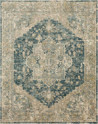 Karastan - Marash Ezine Blue 7 10in x 10 3in Area Rug - RG845-048-094123-IP veiw 1