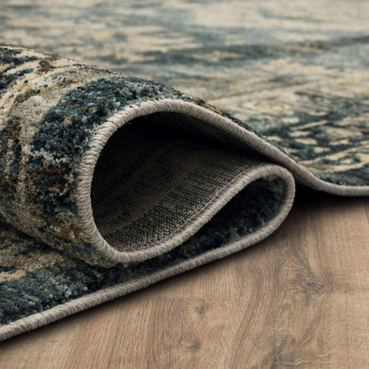 Karastan - Marash Karamar Blue 6 7in x 9 6in Area Rug - RG843-048-079114-IP veiw 2
