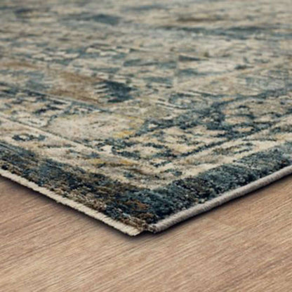 Karastan - Marash Karamar Blue 9 x 12 2in Area Rug - RG843-048-108146-IP veiw 3