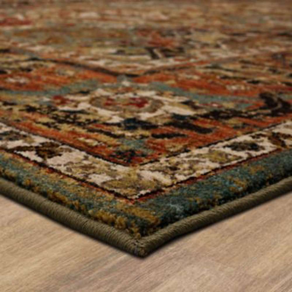 Karastan - Spice Market Dhahar Aquamarine 9 6in x 12 11in Area Rug - 90938-50123-114155-IP veiw 4
