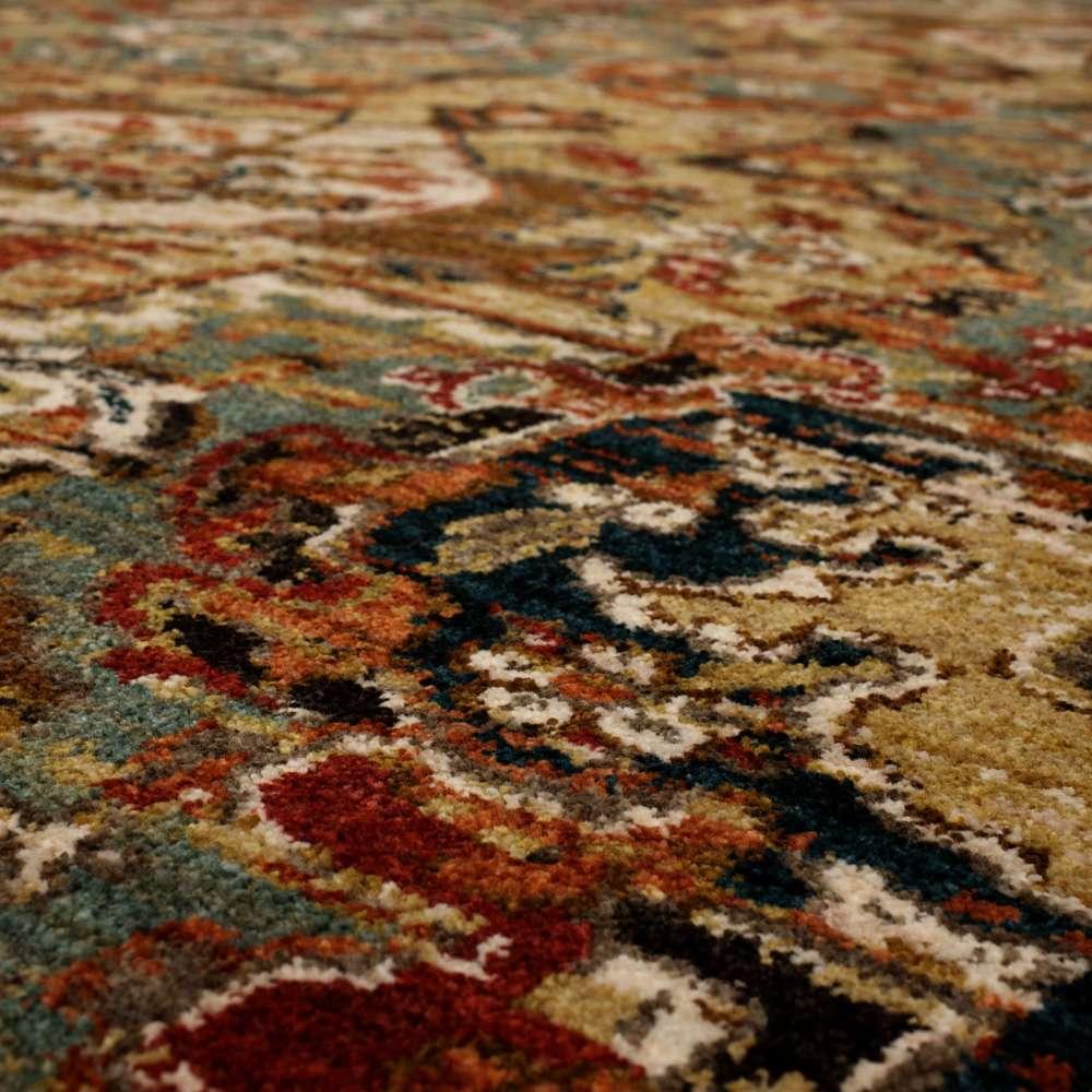 Karastan - Spice Market Dhahar Aquamarine 9 6in x 12 11in Area Rug - 90938-50123-114155-IP veiw 5
