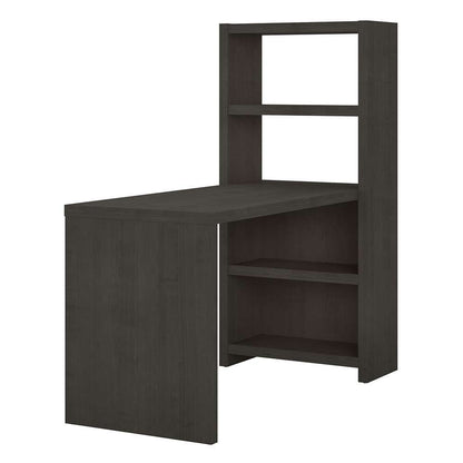 Bush Business Furniture - Echo 56W Bookcase Desk in Charcoal Maple - KI60307-03 veiw 1