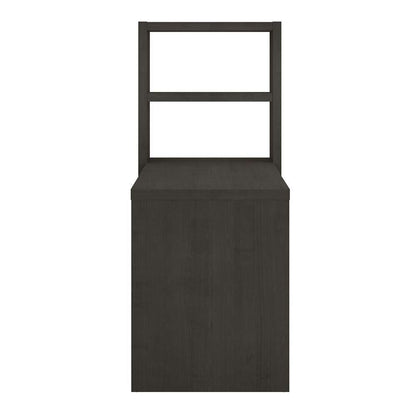 Bush Business Furniture - Echo 56W Bookcase Desk in Charcoal Maple - KI60307-03 veiw 2