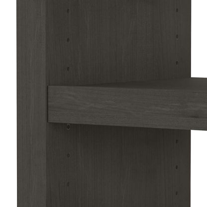 Bush Business Furniture - Echo 56W Bookcase Desk in Charcoal Maple - KI60307-03 veiw 5