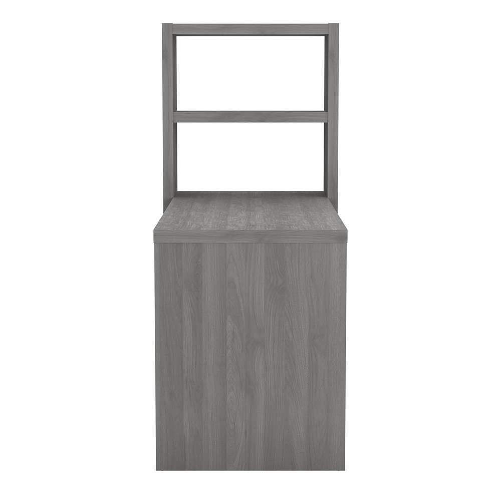 Bush Business Furniture - Echo 56W Bookcase Desk in Modern Gray - KI60407-03 veiw 2