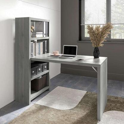 Bush Business Furniture - Echo 56W Bookcase Desk in Modern Gray - KI60407-03 veiw 3