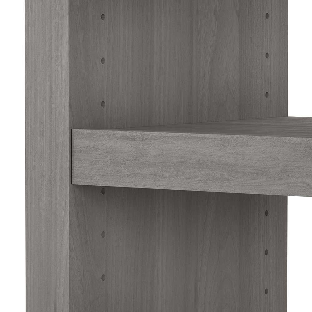 Bush Business Furniture - Echo 56W Bookcase Desk in Modern Gray - KI60407-03 veiw 4