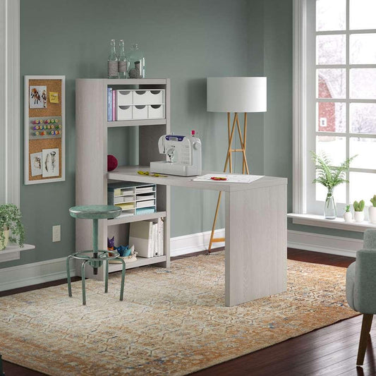 Bush Business Furniture - Echo 56W Craft Table in Gray Sand - ECH023GS veiw 2