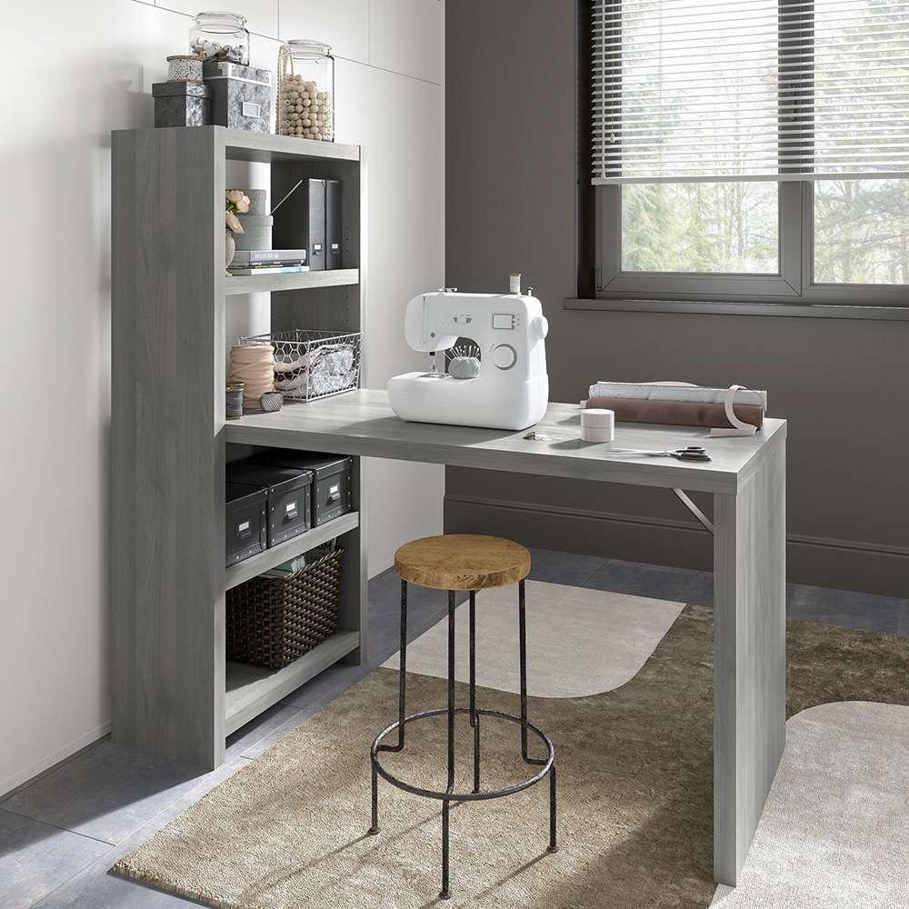 Bush Business Furniture - Echo 56W Craft Table in Modern Gray - ECH023MG veiw 2