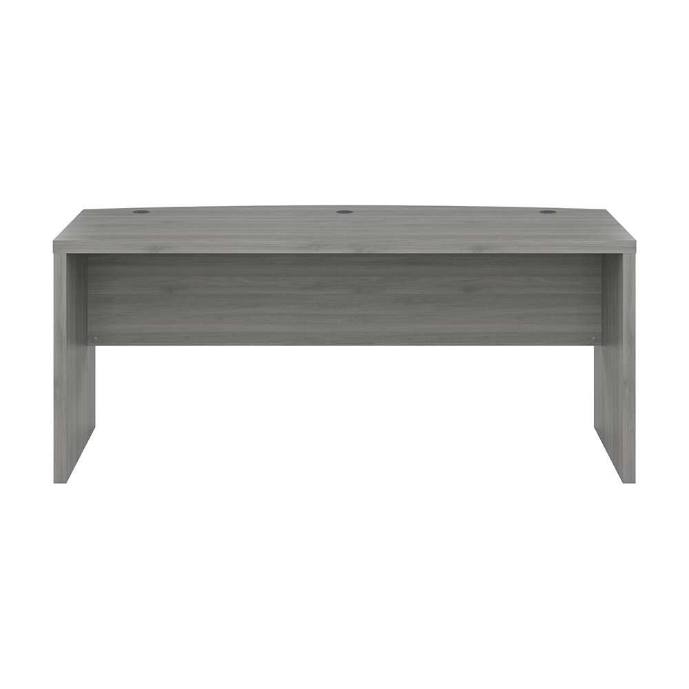 Bush Business Furniture - Echo 72W Bow Front Desk in Modern Gray - KI60409-03 veiw 2