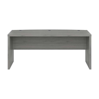 Bush Business Furniture - Echo 72W Bow Front Desk in Modern Gray - KI60409-03 veiw 2