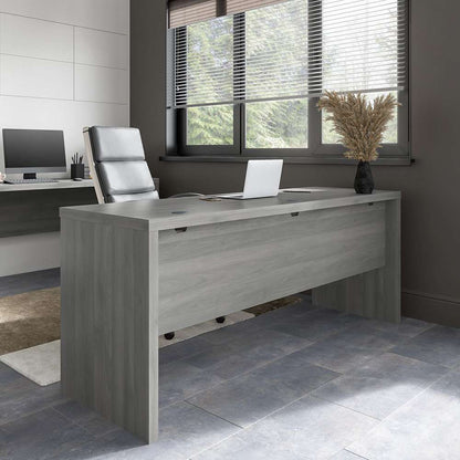 Bush Business Furniture - Echo 72W Computer Desk in Modern Gray - KI60410-03 veiw 3