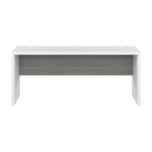 Bush Business Furniture - Echo 72W Computer Desk in Pure White and Modern Gray - KI60510-03 veiw 2