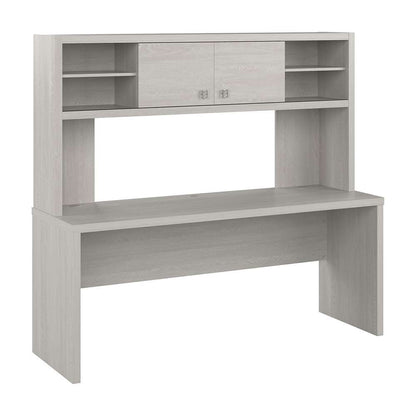 Bush Business Furniture - Echo 72W Computer Desk with Hutch in Gray Sand - ECH056GS veiw 1