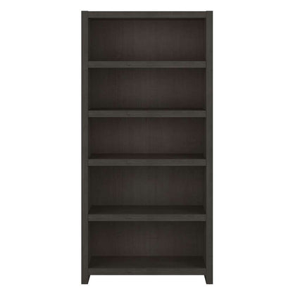 Bush Business Furniture - Echo 5 Shelf Bookcase in Charcoal Maple - KI60304-03 veiw 2