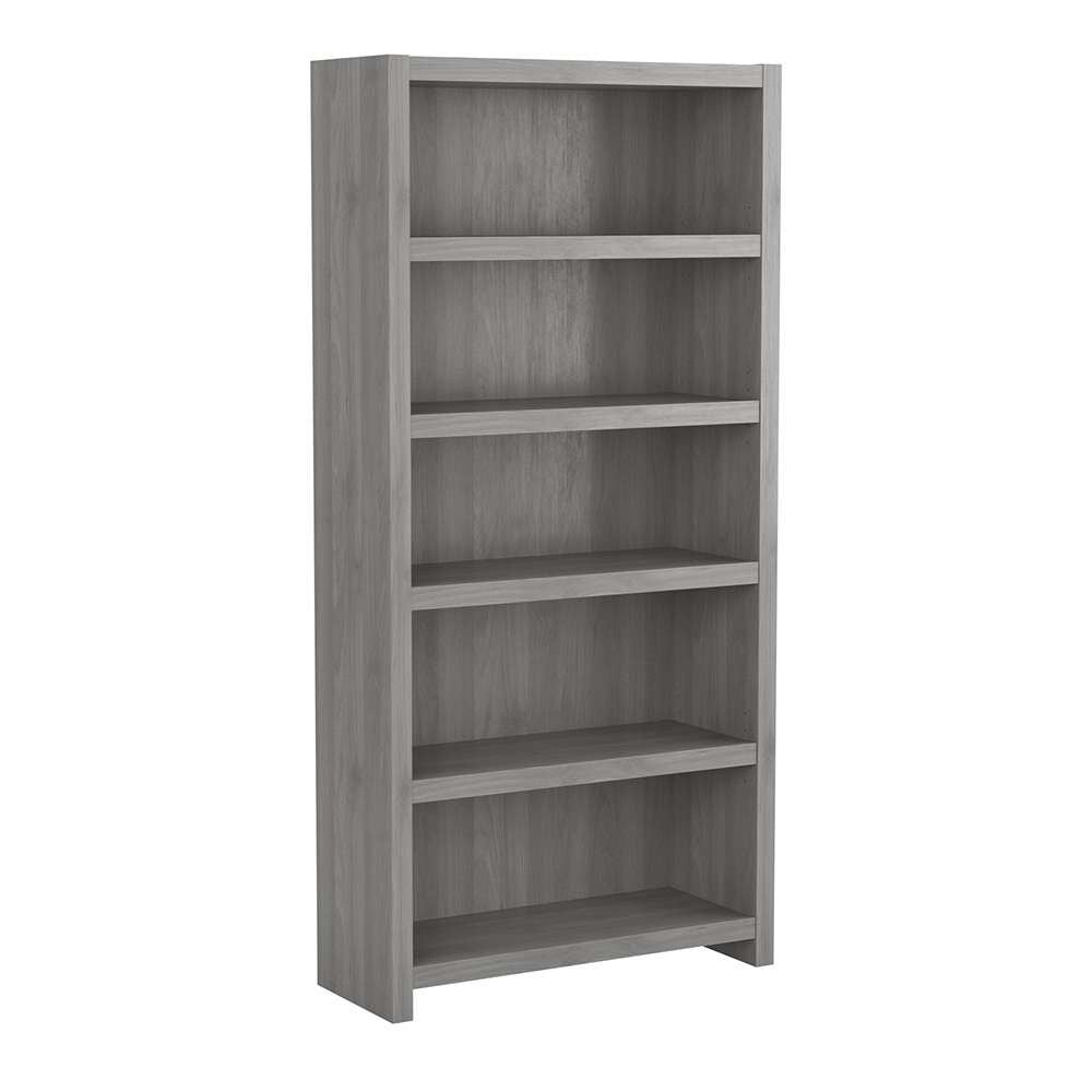 Bush Business Furniture - Echo 5 Shelf Bookcase in Modern Gray - KI60404-03 veiw 1