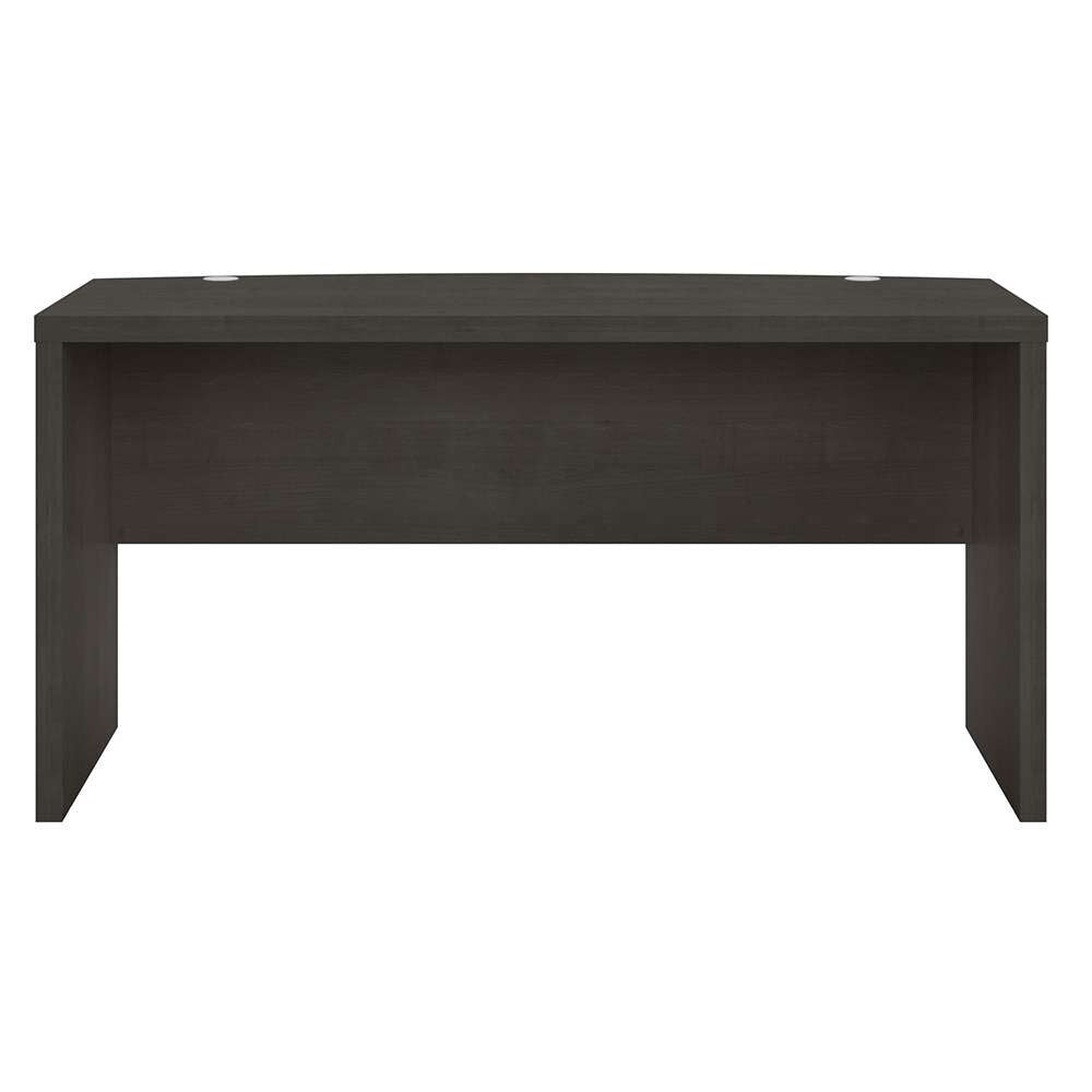 Bush Business Furniture - Echo 60W Bow Front Desk in Charcoal Maple - KI60305-03 veiw 2