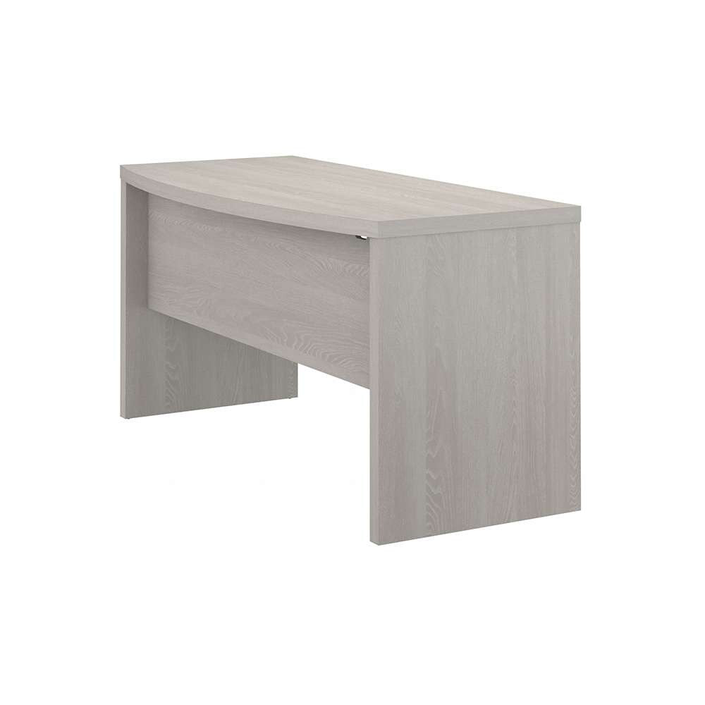 Bush Business Furniture - Echo 60W Bow Front Desk in Gray Sand - KI60205-03 veiw 2