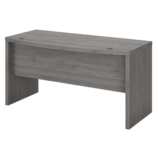 Bush Business Furniture - Echo 60W Bow Front Desk in Modern Gray - KI60405-03 veiw 1