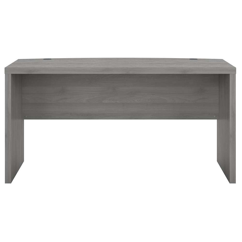 Bush Business Furniture - Echo 60W Bow Front Desk in Modern Gray - KI60405-03 veiw 2