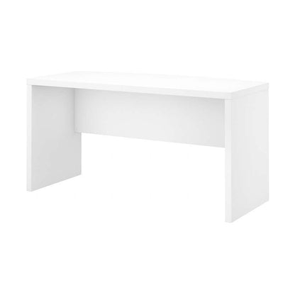 Bush Business Furniture - Echo 60W Bow Front Desk in Pure White - KI60105-03 veiw 1