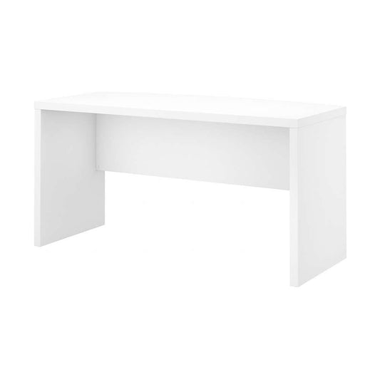 Bush Business Furniture - Echo 60W Bow Front Desk in Pure White - KI60105-03 veiw 1