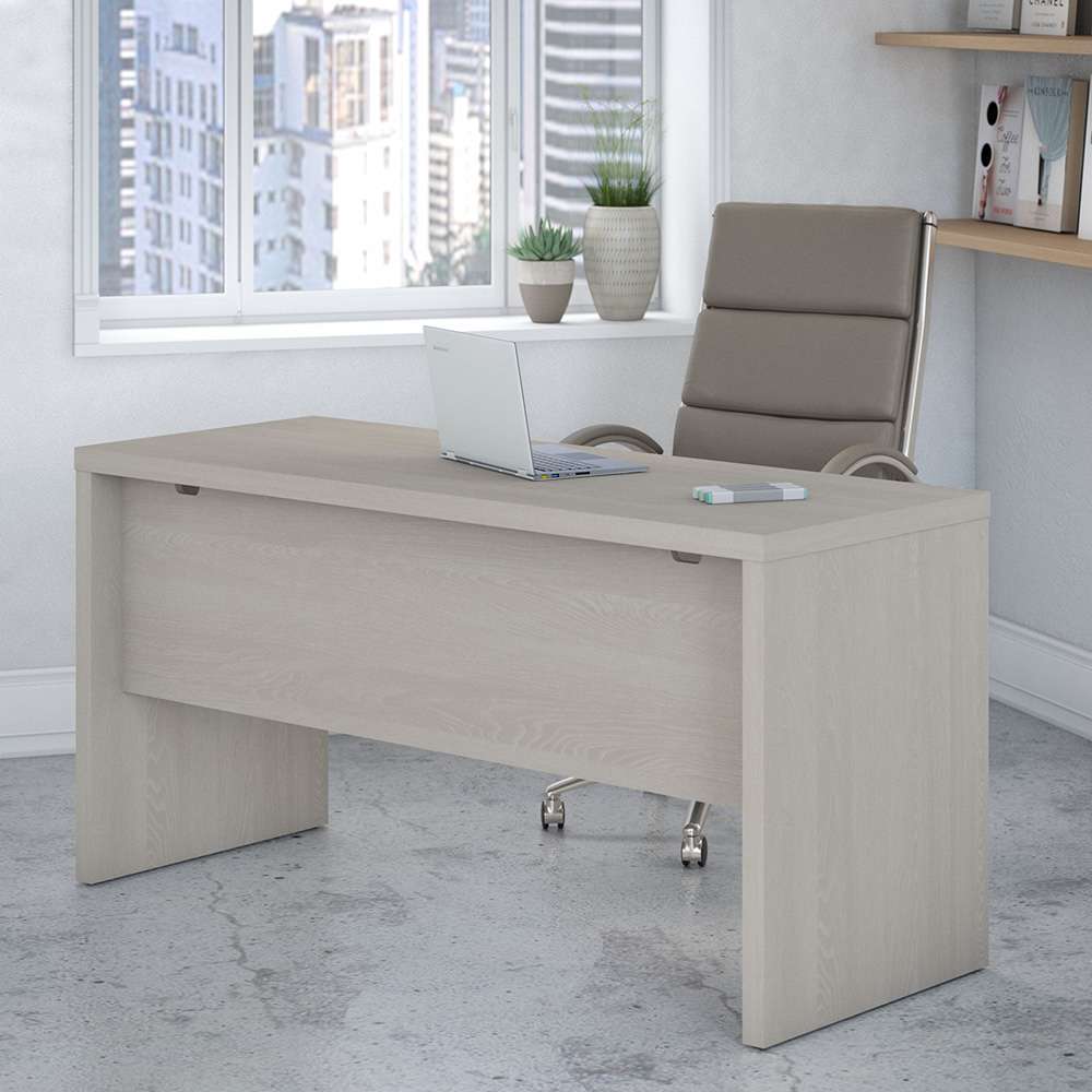 Bush Business Furniture - Echo 60W Credenza Desk in Gray Sand - KI60206-03 veiw 2