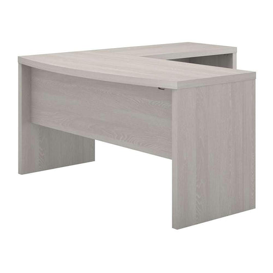 Bush Business Furniture - Echo L Shaped Bow Front Desk in Gray Sand - ECH025GS veiw 1