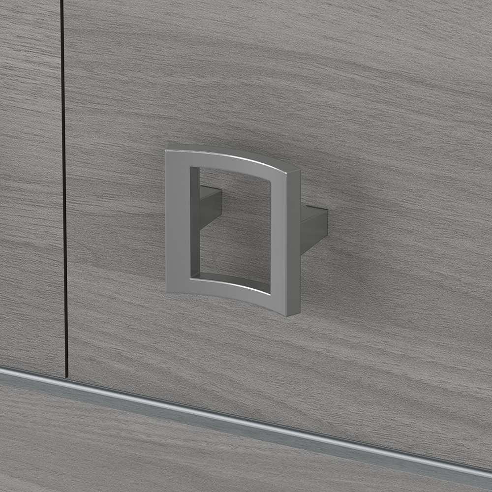 Bush Business Furniture - Echo 72W L Shaped Computer Desk with Hutch in Modern Gray - ECH057MG veiw 7