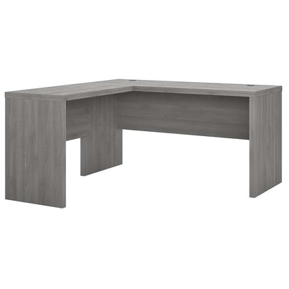 Bush Business Furniture - Echo L Shaped Desk in Modern Gray - ECH026MG veiw 1