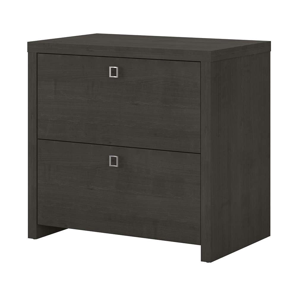 Bush Business Furniture - Echo 2 Drawer Lateral File Cabinet in Charcoal Maple - KI60302-03 veiw 1