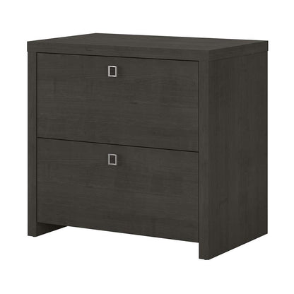 Bush Business Furniture - Echo 2 Drawer Lateral File Cabinet in Charcoal Maple - KI60302-03 veiw 1