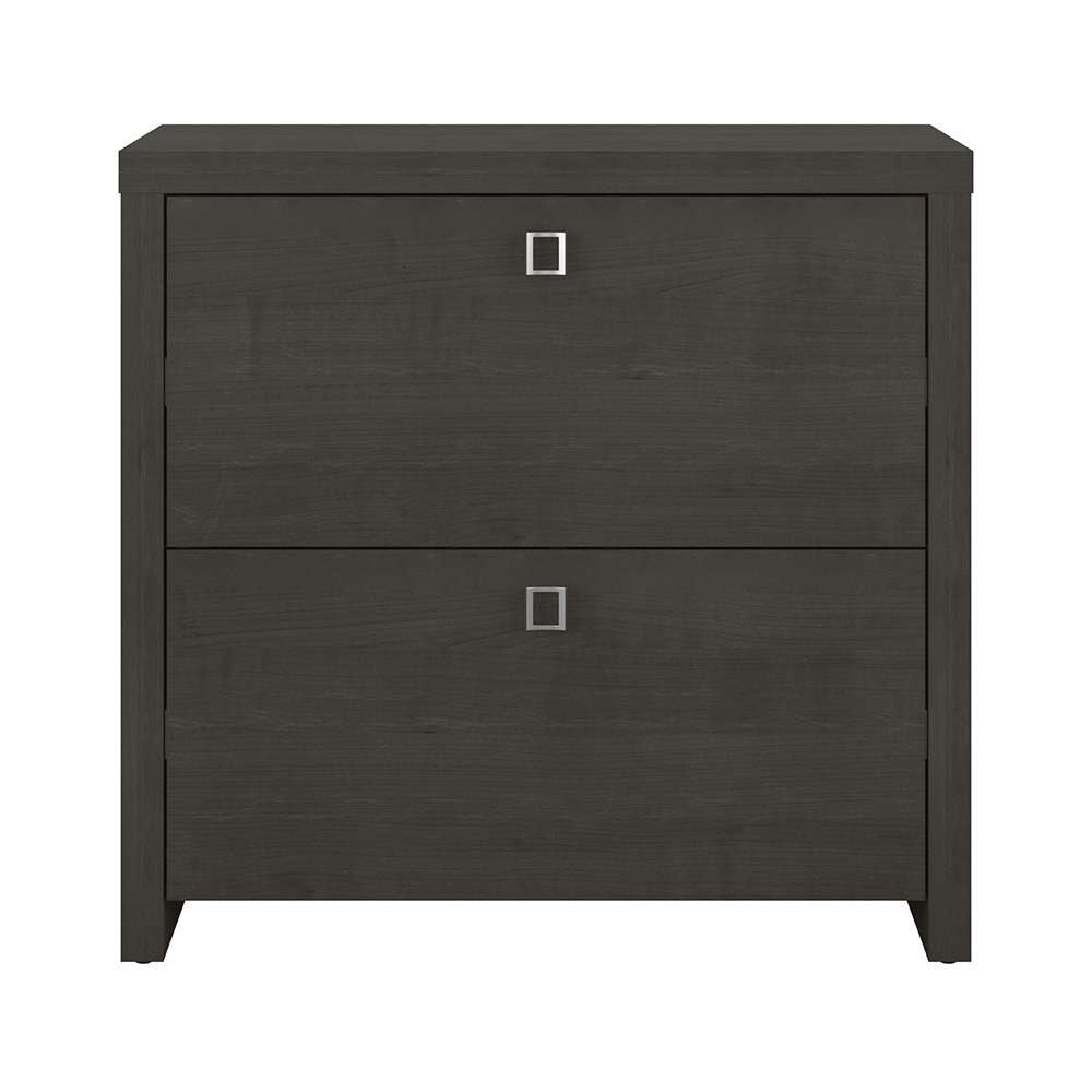 Bush Business Furniture - Echo 2 Drawer Lateral File Cabinet in Charcoal Maple - KI60302-03 veiw 2