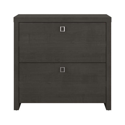 Bush Business Furniture - Echo 2 Drawer Lateral File Cabinet in Charcoal Maple - KI60302-03 veiw 2