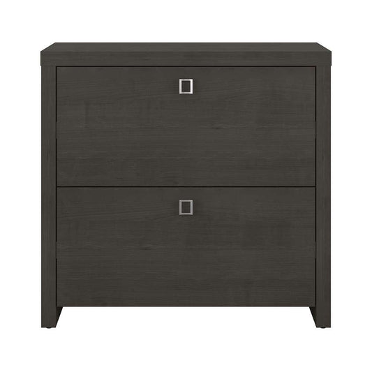Bush Business Furniture - Echo 2 Drawer Lateral File Cabinet in Charcoal Maple - KI60302-03 veiw 2