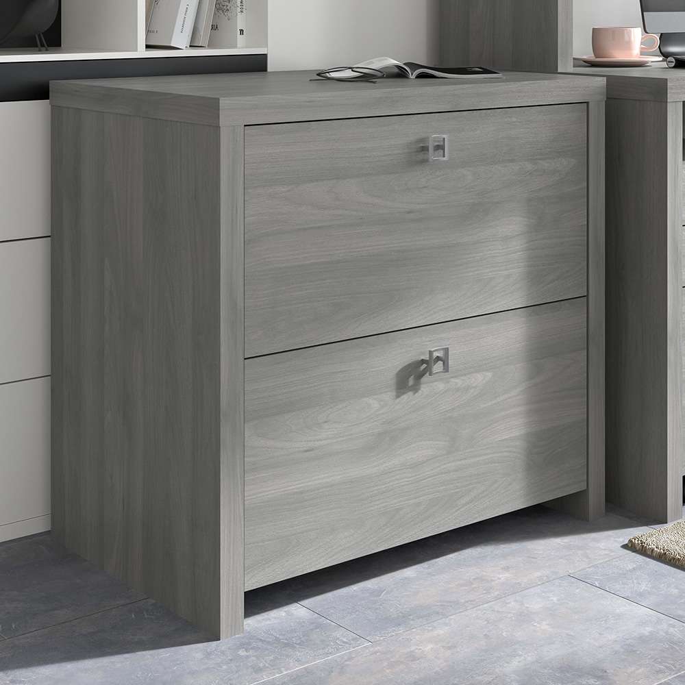 Bush Business Furniture - Echo 2 Drawer Lateral File Cabinet in Modern Gray - KI60402-03 veiw 3