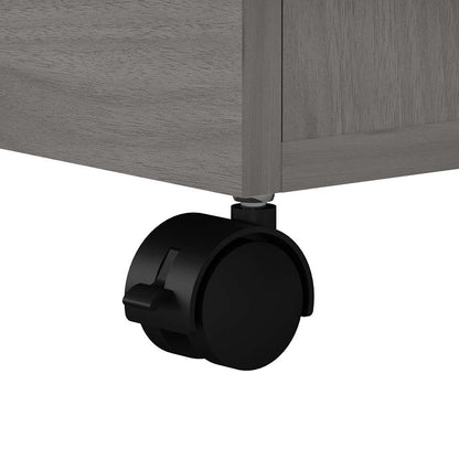 Bush Business Furniture - Echo 3 Drawer Mobile File Cabinet in Modern Gray - KI60401-03 veiw 8