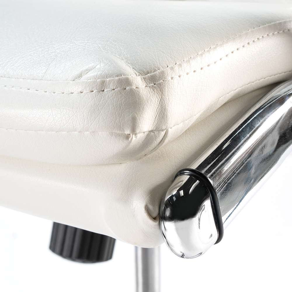 Bush Business Furniture - Echo High Back Leather Executive Chair in White - ECH035WH veiw 5