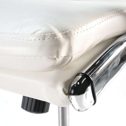 Bush Business Furniture - Echo High Back Leather Executive Chair in White - ECH035WH veiw 5