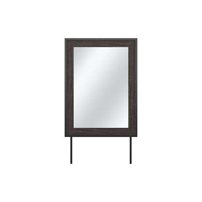 Bush Furniture - Atria Bedroom Mirror in Charcoal Gray - ARA130CR veiw 2