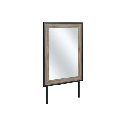Bush Furniture - Atria Bedroom Mirror in Modern Hickory - ARA130MH veiw 1