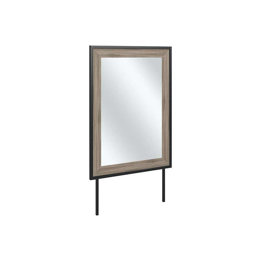Bush Furniture - Atria Bedroom Mirror in Modern Hickory - ARA130MH veiw 1
