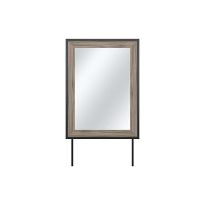 Bush Furniture - Atria Bedroom Mirror in Modern Hickory - ARA130MH veiw 2