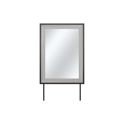 Bush Furniture - Atria Bedroom Mirror in Platinum Gray - ARA130PG veiw 2