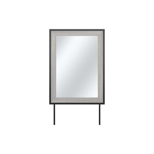 Bush Furniture - Atria Bedroom Mirror in Platinum Gray - ARA130PG veiw 2