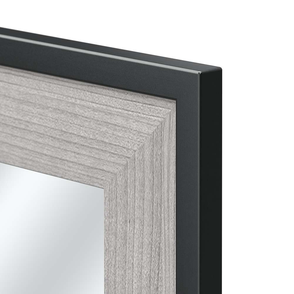 Bush Furniture - Atria Bedroom Mirror in Platinum Gray - ARA130PG veiw 5