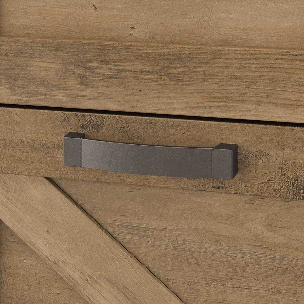 Bush Furniture - Cottage Grove 16W 2 Drawer Mobile Pedestal in Reclaimed Pine - CGF116RCP-03 veiw 5
