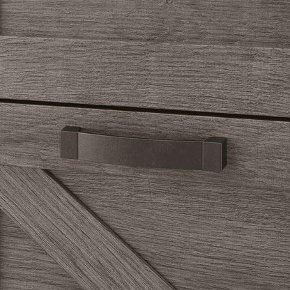 Bush Furniture - Cottage Grove 16W 2 Drawer Mobile Pedestal in Restored Gray - CGF116RTG-03 veiw 5